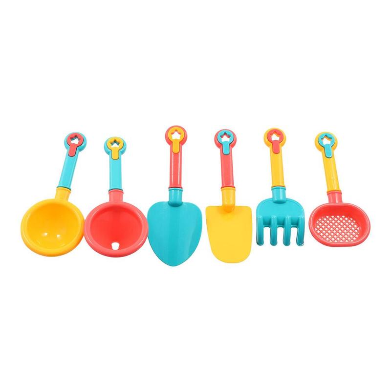 Product Introduction of Travel Beach Toys  Beach Toys Set With Sand Rake Watering Can Bucket Shovels Rakes Models Play Tools 38