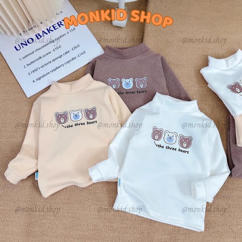 [LOẠI DÀY ĐẸP] Áo Giữ Nhiệt Chất Liệu Zip Lông QC Cao Cấp Siêu Ấm, Mềm Mại Cho Bé Size 6-16kg