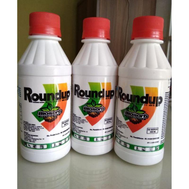 HERBISIDA ROUNDUP RACUN RUMPUT DAN GULMA 486SL BIOSORB 200ml KEMASAN ...