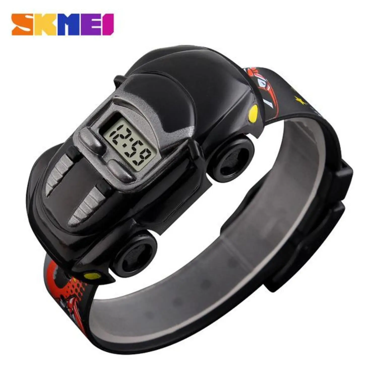 Jam Tangan Anak Digital SKMEI Cartoon Sports LED fashion