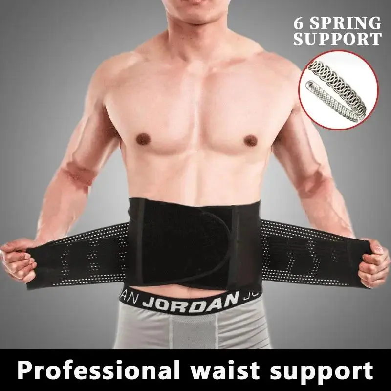 Waist Support Belt Back Waist Trainer Trimmer Belt Gym Waist Protector Weight Lifting Sports Body Shaper Corset Faja Sweat Shapewear Womenswear Lingerie Compression