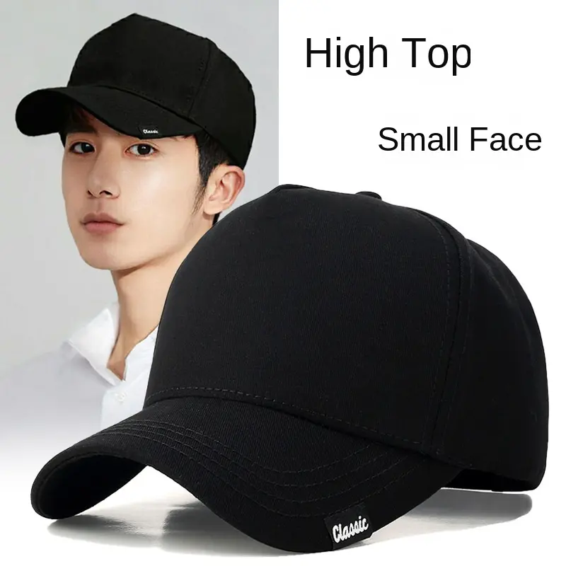 100% Cotton Big Head Baseball Cap For Men Women Outdoor Cool High Crown Hat 56-60cm 61-65cm