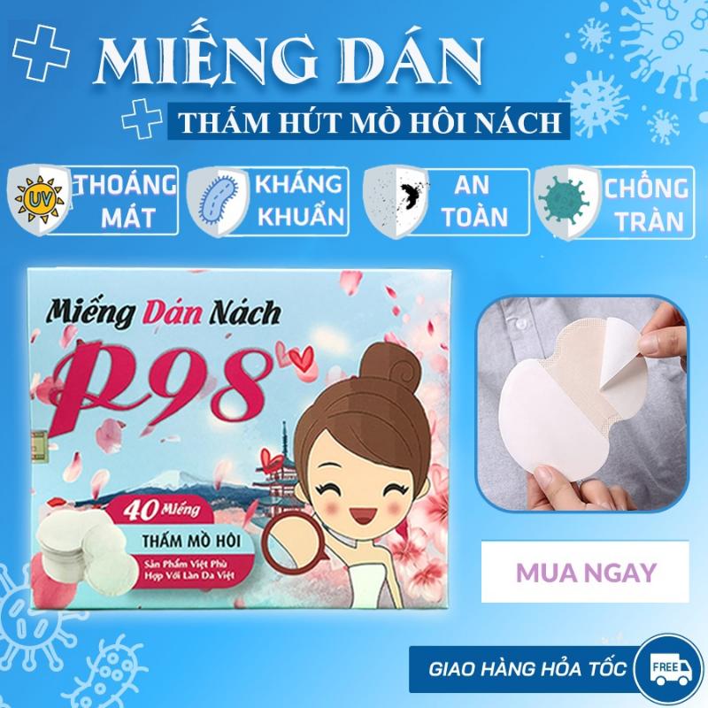 Product Introduction of Hộp 40 Miếng Dán Thấm Mồ Hôi Nách - Hạn Chế Ngăn Cản Mồ Hôi Nách [ CÓ CHE TÊN KHI GIAO HÀNG ] Nữ Women 15