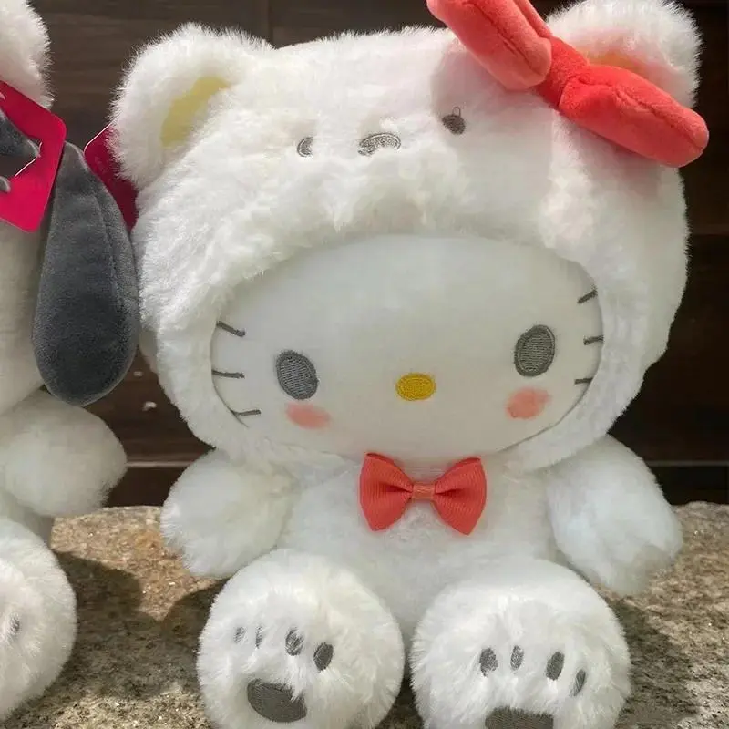 Sanrio Plushies, 25CM, Hello Kitty, Cinnamonroll, Kuromi, Pochacco, Búp Bê Nhồi Bông Nhồi Bông Cos Gấu, Đồ Chơi Dễ Thương, Thích Hợp Làm Quà Tặng Sinh Nhật Cho Trẻ Em