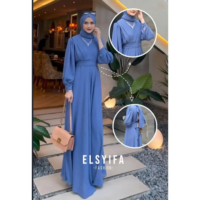 THERESA DRESS ORIGINAL CERUTY BABYDOLL EXCLUSIVE KONDANGAN BRIDESMAID BUSUI BY ELSYIFA 1
