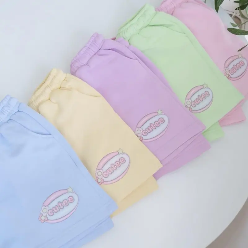 Quần short nỉ Cute freesize dưới 55kg |   quần đùi nữ chất nỉ bông 3
