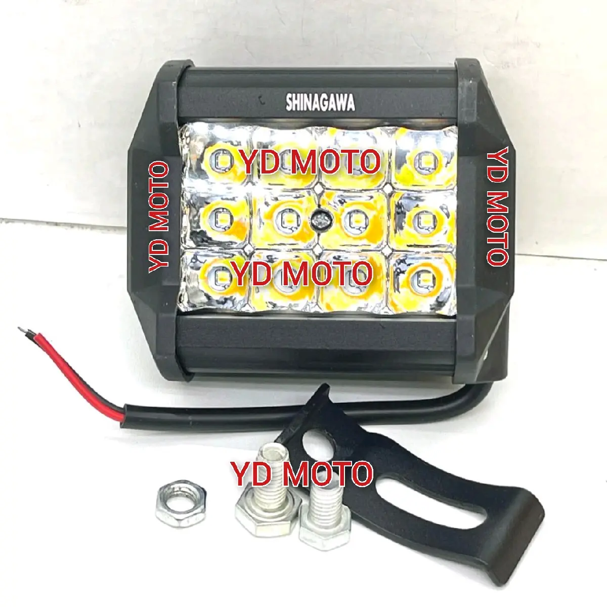 Lampu tembak sorot CWL 12 mata led 2 warna 3 mode diam