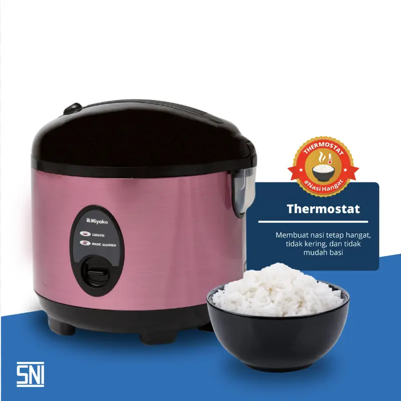 MIYAKO Rice Cooker 3 in 1 MCM-508 SBC / MCM 508 SBC / MCM508SBC [1.8 Liter] 3