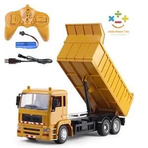 Mainan Anak-anak Remote Control Paduan Model Dumper Remote Control Rekayasa Mainan Kombinasi