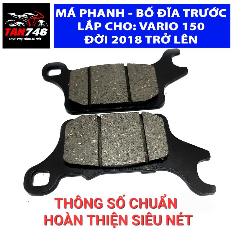 Má phanh bố thắng đĩa trước VARIO 150, chú ý bố  lắp cho dòng heo dầu có chữ TOKICO nhé, siêu nét, siêu chuẩn.