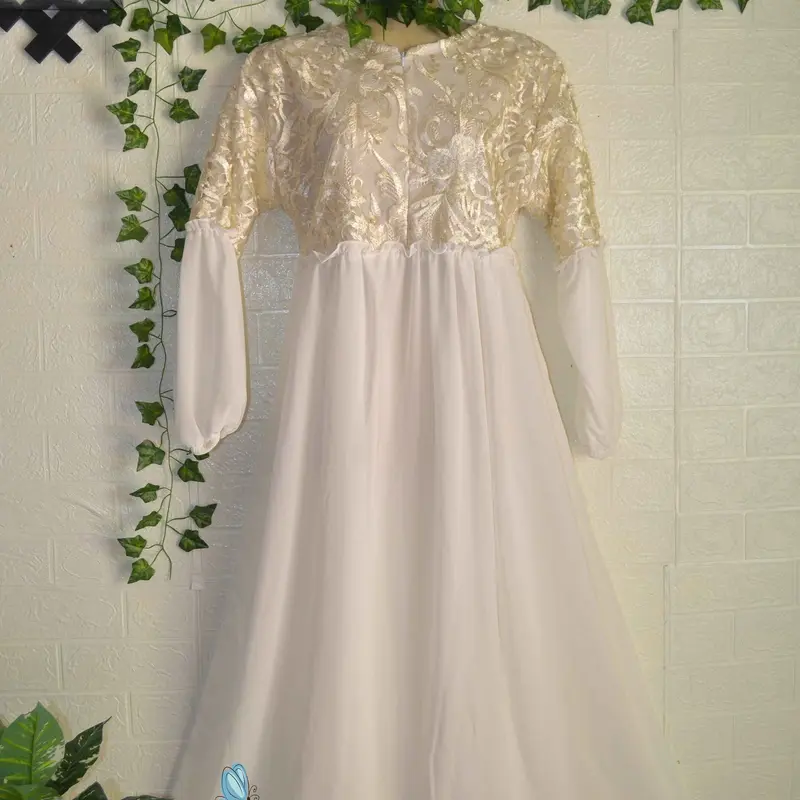 Paket 80K LIVE SALE baju gamis mururah meriah Muslim Wanita Dress Dewasa 5