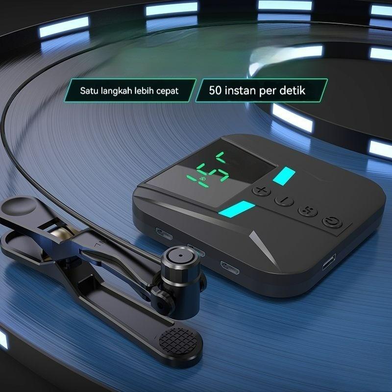 【COD】Alat Klik Layar Otomatis Senyap Multifungsi Alat Klik Ponsel dengan 2 Kepala Klik Penyesuaian Empat Kecepatan untuk Clicker Layar Mart Klik Otomatis USB untuk Streaming Langsung dengan Lampu LED Kompatibel untuk Streaming Langsung Ponsel Pintar 2