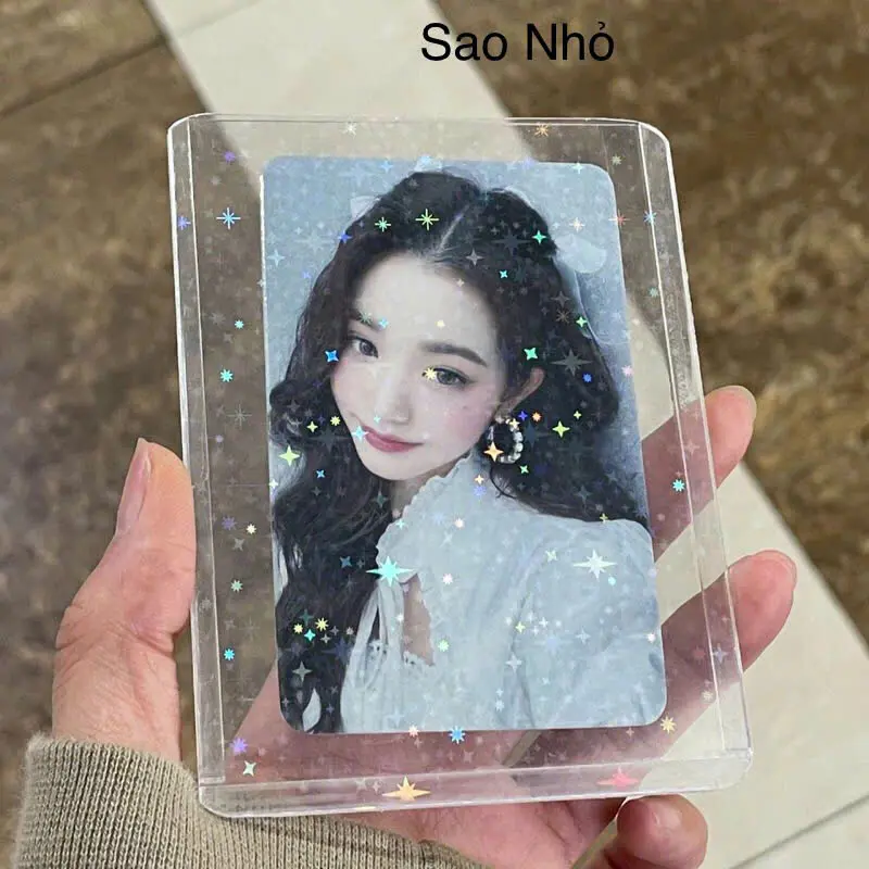 (SEAL) Toploader Hologram lấp lánh ngôi sao, trái tim v.v đựng card thần tượng, anime, thẻ bài 5