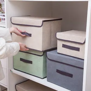 STORAGE BOX Organizer Kotak Tempat Penyimpanan Baju Mainan Lipat Multifungsi Praktis Set Kecil dan Besar