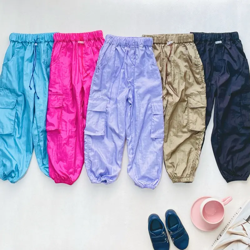 LITTLEARUMA celana cargo anak | cargo pants | celana panjang anak | bawahan anak unisex | celana panjang cargo anak laki laki dan perempuan 1-8 tahun 0
