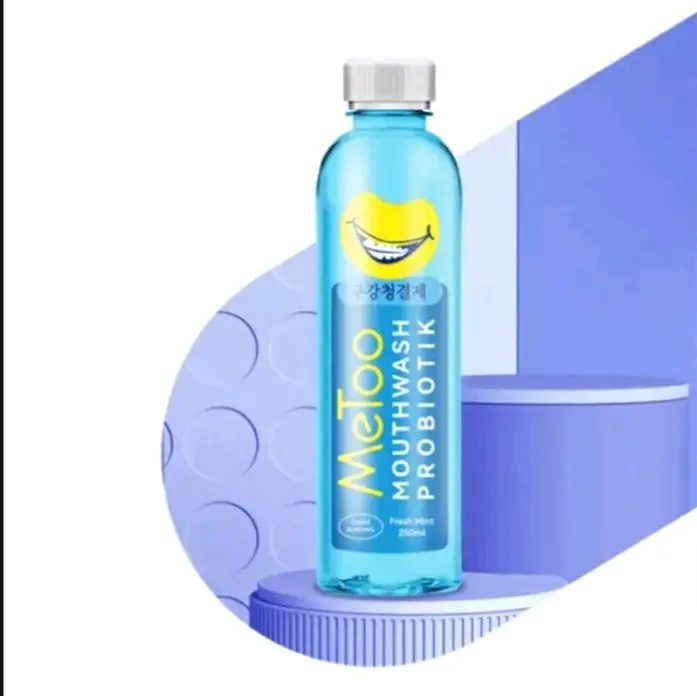 viral metoo mouthwash probiotik 100ml membuat nafas lebih segar Kumur Membersihkan Mulut 3