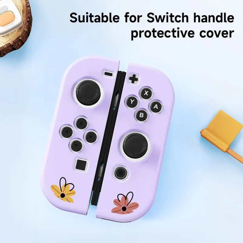 Controller Protective Case, Joy-Con Controller Protective Cover, Switch Game Accessories, Protects The Handle from Damage, Easy To Install and Remove 5