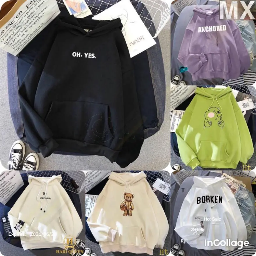 {XẢ KHO} Áo hoodie nhiều mẫu đẹp, Áo nỉ from rộng, thiết kế thời trang cá tính, mặc ở nhà và mặc đi chơi  -Mei Xu shop