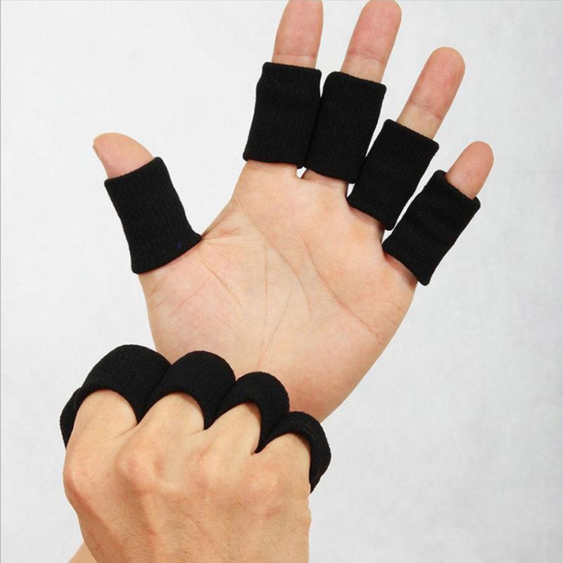Product Introduction of 10PCS Sports Protective Gear Guard Support Wraps Basketball Volleyball Football Finger Stall Sleeve Protector Protection Gloves 18