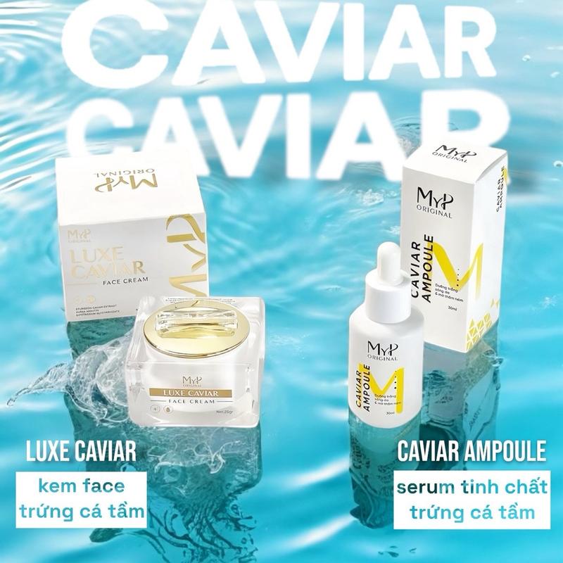COMBO KEM FACE 25gr + SERUM CAVIAR 30ml TẶNG KÈM 07 MASK CỪU + SỬA RỬA MẶT 30ml 4