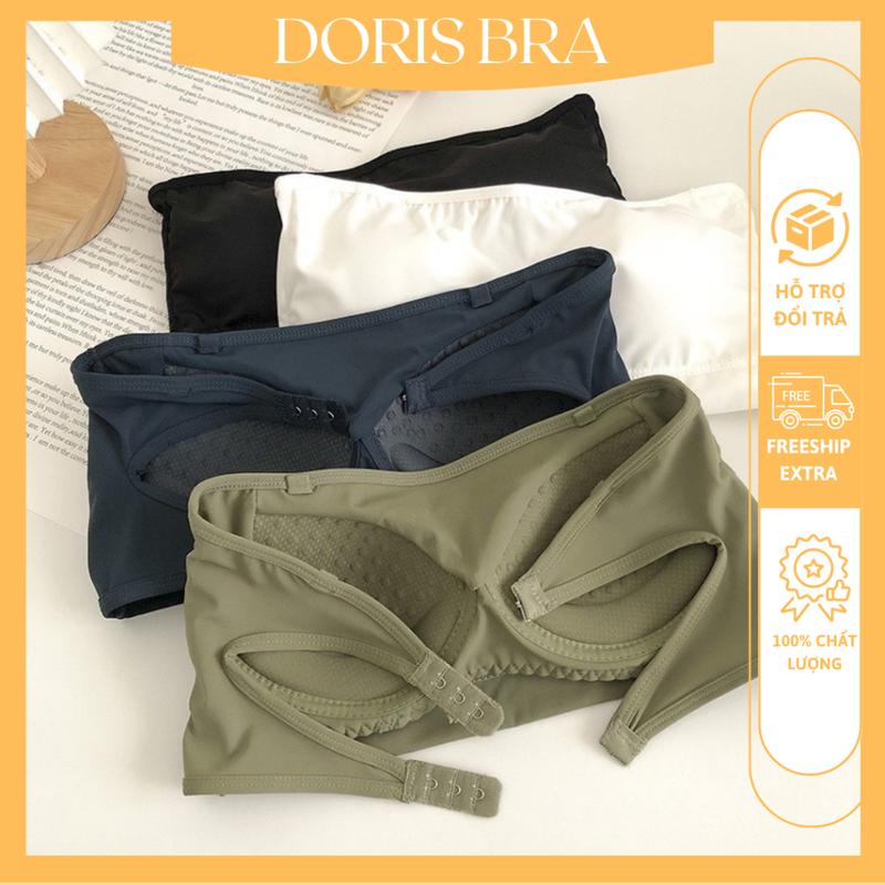 Áo DORIS, bra Quây Ngang BR308, Đúc Su Mẫu Mới Đệm Đẩy Ngực Móc Kép Siêu Đẹp