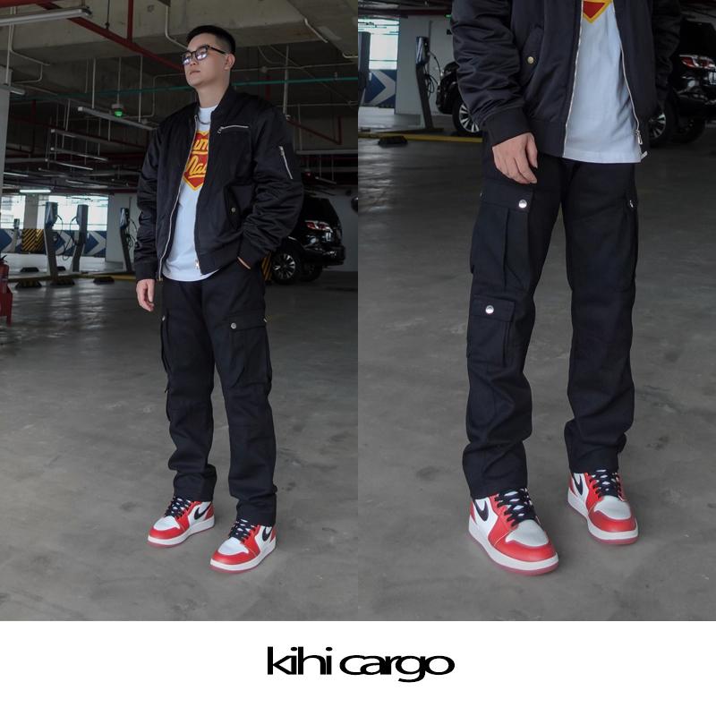 Quần Cargo pant V1 Túi Hộp Chất Kaki 340gsm quan dai nam Menswear