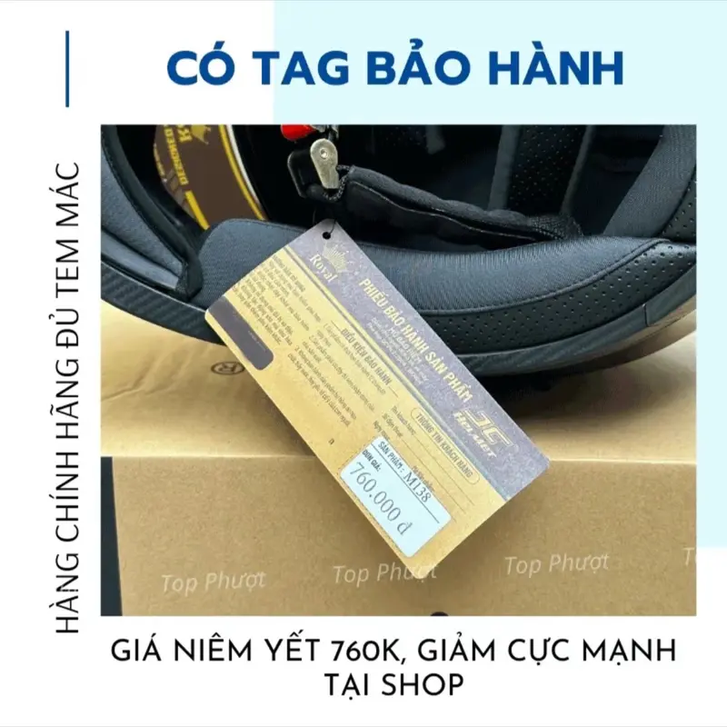 Mũ bảo hiểm fullface Royal M138B Helmet màu trơn va tem redbull  - 1