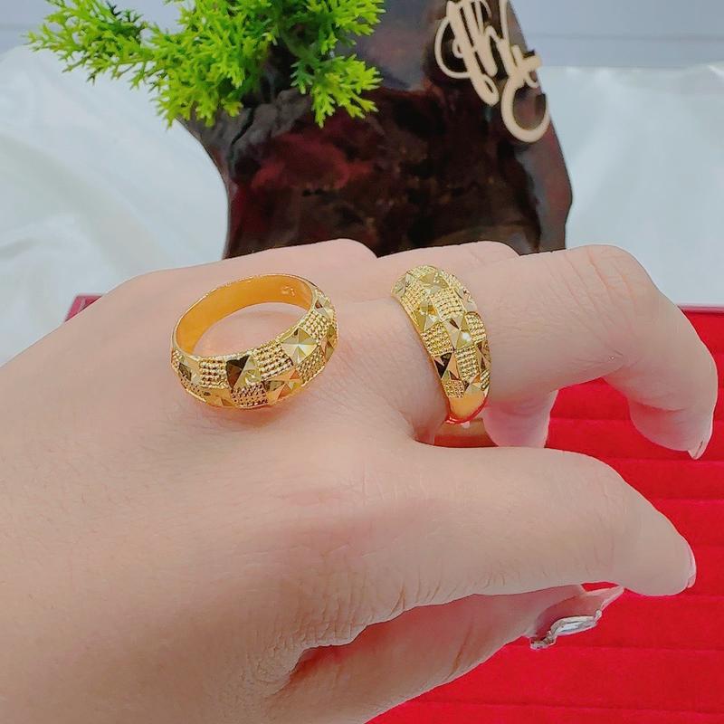 nhẫn mo bản khía Phụ nữ