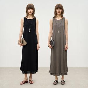 Two-Piece Breathable Knit Dress