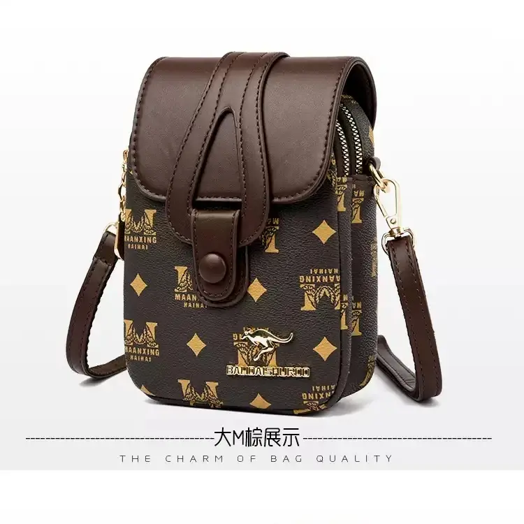 Tas Selempang Mini Wanita Arrs COD Model Terbaru Kulit PU - Bunga 4