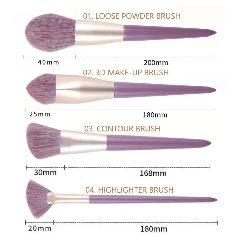 C1109 KUAS MAKE UP BRUSH SET 9 PCS BEST QUALITY 6