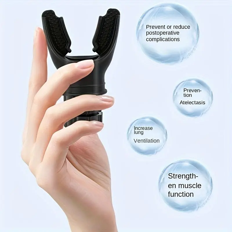 Portable Breathing Trainer, Lung Capacity & Abdominal Breathing Trainer, Muscle Training Equipment, Exercise Machine Accessories 5