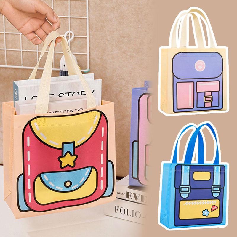 Product Introduction of Dopamine-Colored Tote Bag, Cute And High-Value Storage Bag For Children, Suitable For Holiday Gift Packaging 23