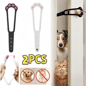2 PCS No Drill Pet Gate Cat Door Ventilation Gap Keeper for Air Conditioned Rooms / Cat Door Holder Latch / Penahan Pintu Anti Kucing & Anjing