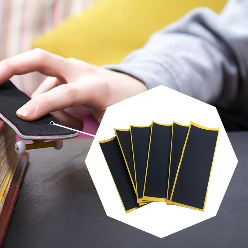 Product Introduction of 1pcs Black Fingerboard Deck Uncut Tape Skateboard Anti-Skid Tape Kids Stickers Toy Sports W8E2 23