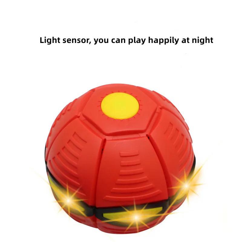 Product Introduction of WJM  NO LIGHT UFO Flying Ball Kids Throw Disc Magic Balls Led Light Boy/Girl Outdoor Sport Garden Beach Game Toy 32