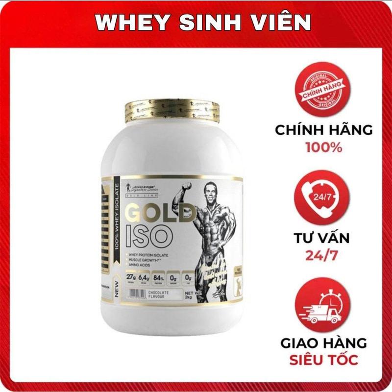 [Chính hãng] Bột whey protein Kevin Levrone GOLD ISO - Pure Whey Protein Isolate, 2 KG (66 Servings)
