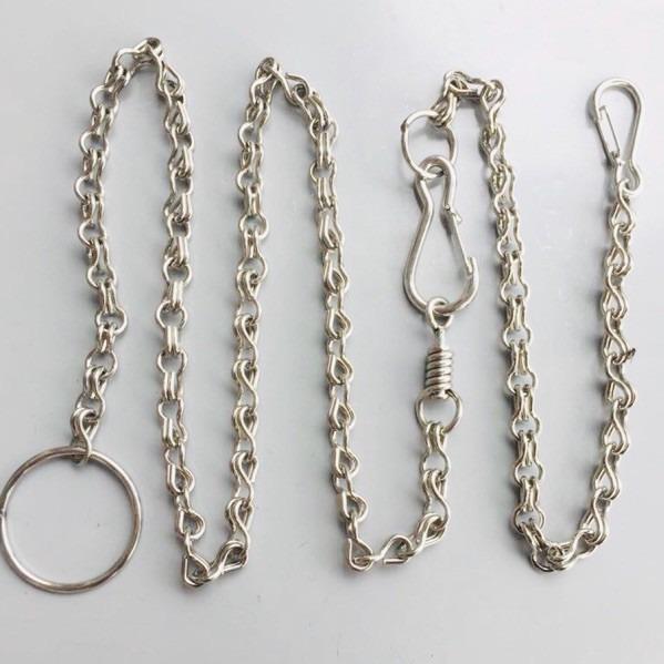 sale 50% dây xích kép inox chó mèo đủ 4 kích cỡ có móc chống xoắn