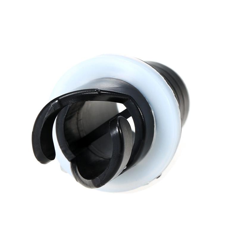 Product Introduction of 1/2pcs Black PVC Water Sports Tools Electric Pumps Fishing Kayak Accessories Air Valve Caps Inflatable Boat Connector Screw Hose Adapter 17