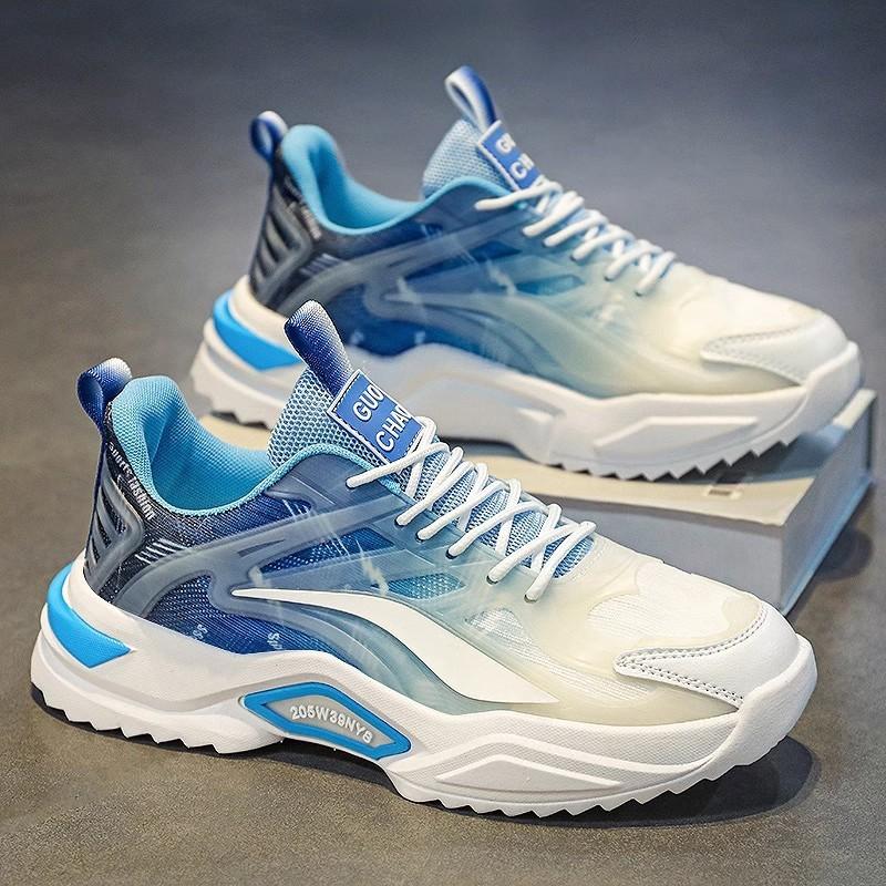 Giày nam sneaker thể thao kiểu dáng mới , màu loang hot đơn giản dễ phối đồ , đế cao su non êm mềm chân . Mã SP : 6066D Shoes Nhung Jean 6