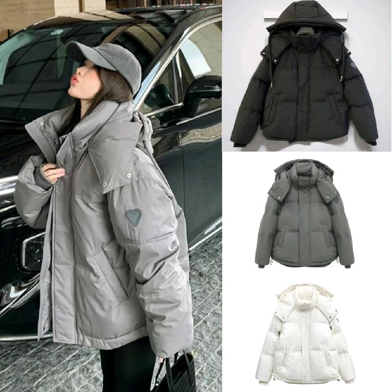 Áo khoác phao Unisex thêu hình Tym dáng đuôi tôm Nam Nữ Jacket Women