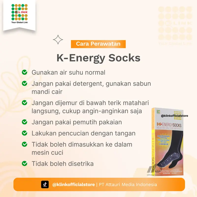 K-Energy Socks K-Link Kaos Kaki Terapi Kesehatan Kram Kaki Bau Kaki K-link Official Store K-Link Original Store Attauri 3