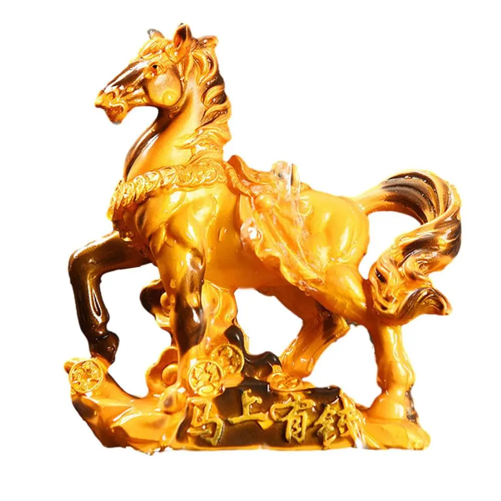 Horse Statue Home Decor Tea Pet for Tea Lover Friend Tea Table Home Office