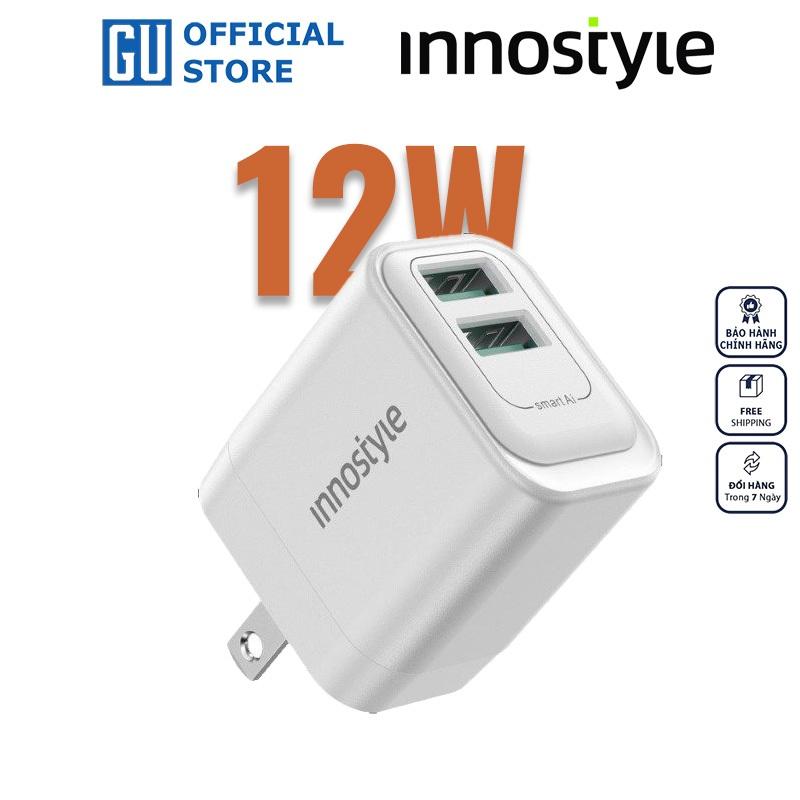 Sạc INNOSTYLE MINIGO II Smart Charger 12W USB-A x 02 (Version 2)