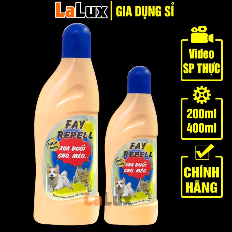 Xịt Đuổi Chó Mèo FAY REPELL Xịt Ngăn Chó Mèo Phóng Uế, Cắn Phá 400ml/200ml