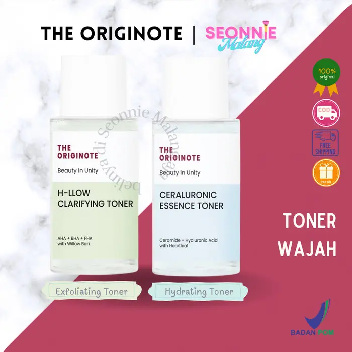 The Originote H-LLow Clarifying Toner/Ceraluronic Essence Toner 0