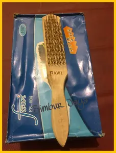 Sikat Kawat Baja gagang kayu (FAWI) 5 Baris