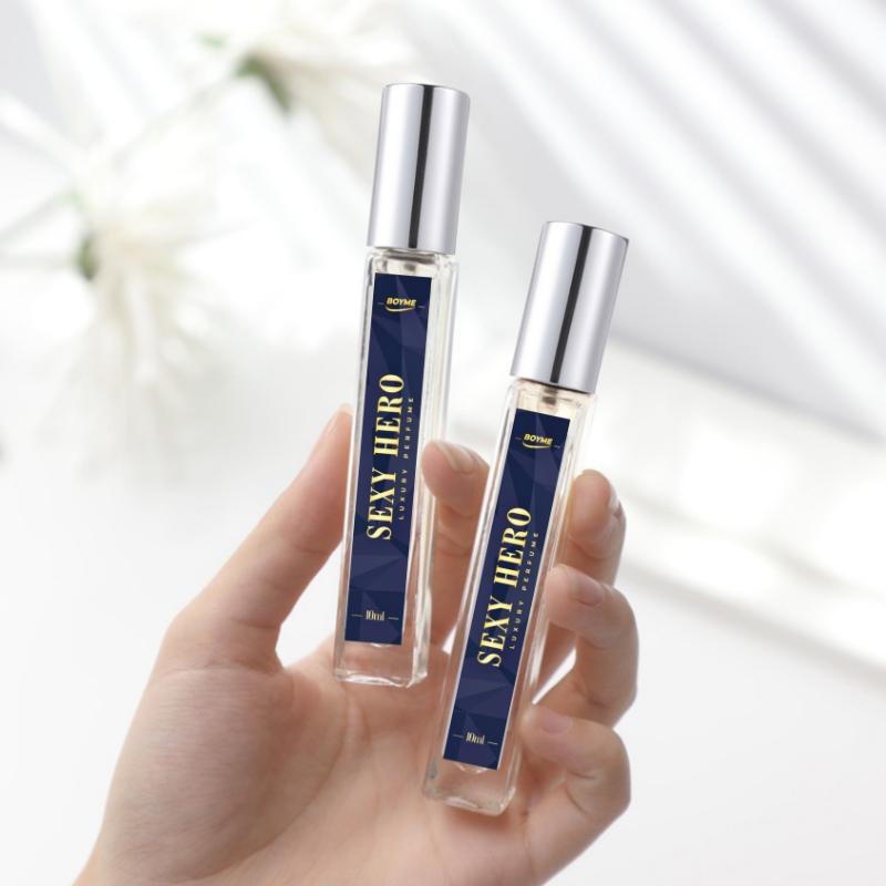 (MUA 1 ĐƯỢC 2) Nước Hoa Nam Thơm Lâu Cuốn Hút SEXY HERO 10ml Dạng Phun Sương Hương Thơm Quyến Rũ Và Sang Trọng Cosmetic Perfume Xịt Thơm Mỹ Phẩm 8