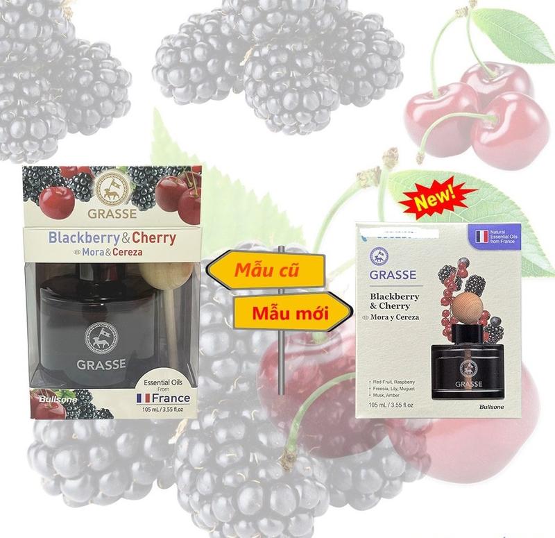 Nước Hoa Ô tô Hàn Grasse Blackberry & Cherry 105ml 1