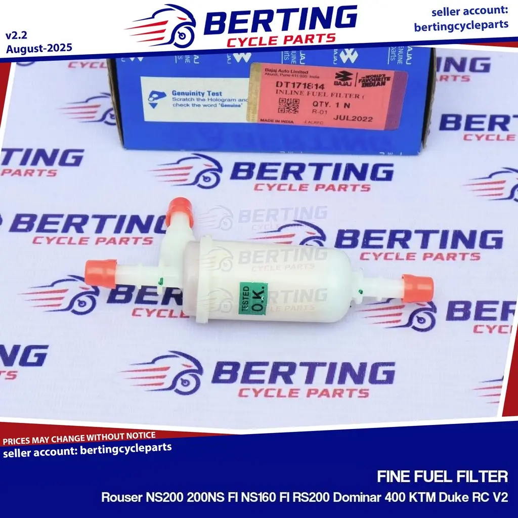 FINE FUEL FILTER Rouser NS200 200NS FI NS160 FI RS200 Dominar 400 KTM ...